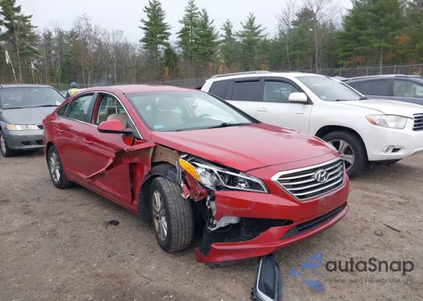2017 Hyundai Sonata Se из США, поврежденный, VIN 5NPE24AF1HH458008
